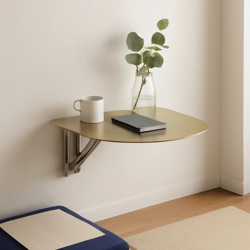 Wall Mounted Stainless Steel Folding Table Small Round Cafe Desk Milk Tea Shop Living Room Leisure Table for Apartment
Wall Mounted Stainless Steel Folding Table Small Round Cafe Desk Milk Tea Shop Living Room Leisure Table for Apartment