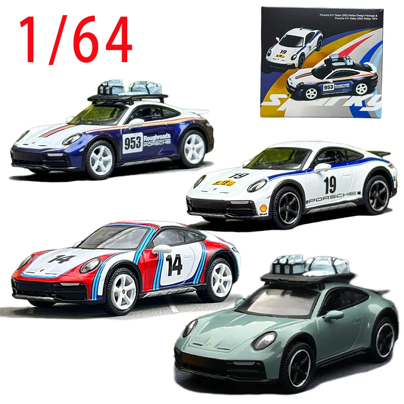 Sparky Diecast масштаб 1/64 Porsche 911 Dakar Martini Rallye Модель спортивного автомобиля из сплава Porsche 911 Dakar 3.0 Модель гоночного автомобиля с тенью
Sparky Diecast масштаб 1/64 Porsche 911 Dakar Martini Rallye Модель спортивного автомобиля из сплава Porsche 911 Dakar 3.0 Модель гоночного автомобиля с тенью