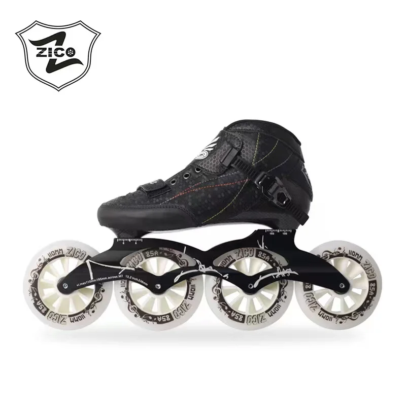 Carbon Fiber Speed Adult Kids Inline Straight Row Roller Skates Racing Shoes Black White Blue 3X110mm 4X110mm Big Wheels
Carbon Fiber Speed Adult Kids Inline Straight Row Roller Skates Racing Shoes Black White Blue 3X110mm 4X110mm Big Wheels