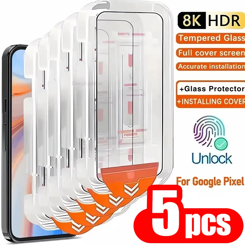 5Pcs HD Clear Tempered Glass For Google Pixel 10 9 Pro XL 9A 8A 8 7 7a 6A 10A 8 Pro 10 9 Screen Protector Fingerprint Toughened
5Pcs HD Clear Tempered Glass For Google Pixel 10 9 Pro XL 9A 8A 8 7 7a 6A 10A 8 Pro 10 9 Screen Protector Fingerprint Toughened