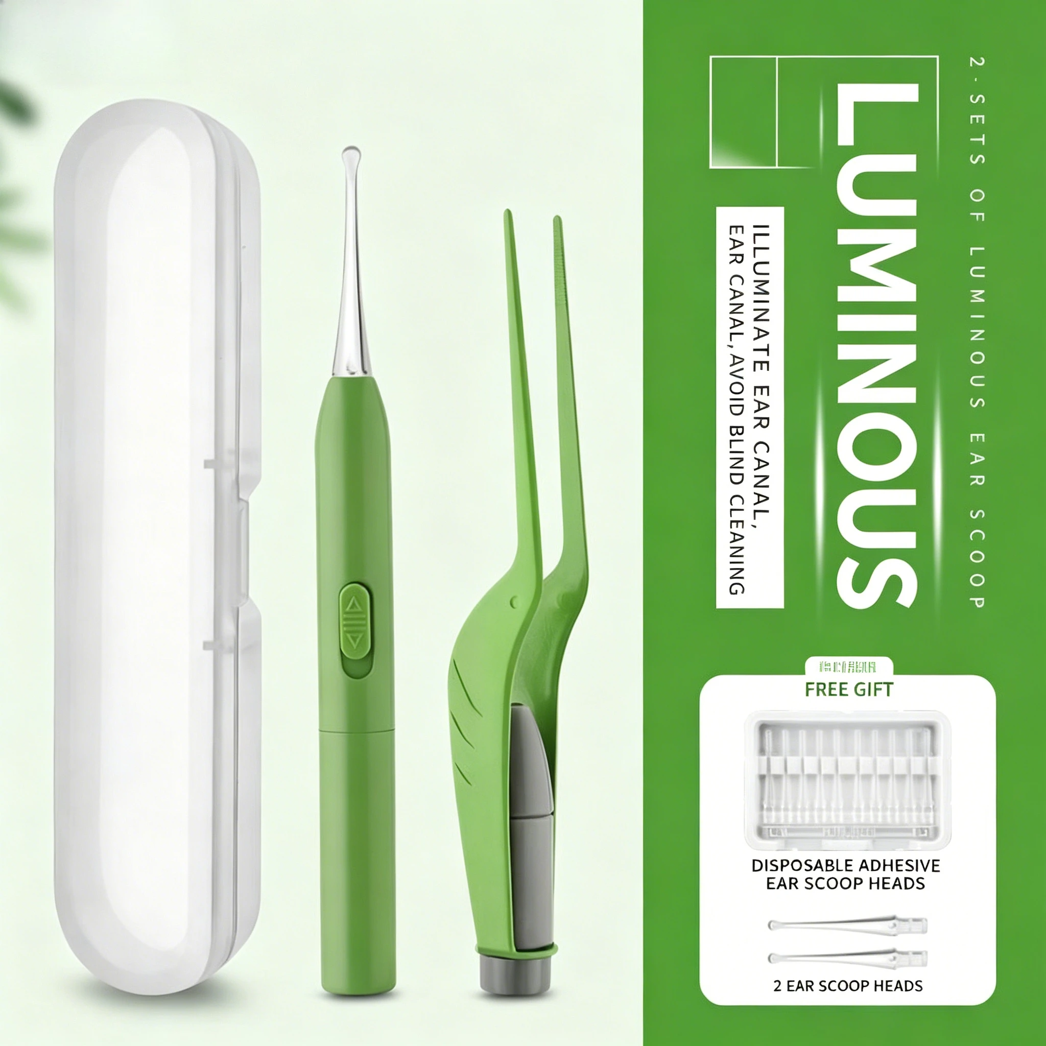 Lighted Ear Pick Tool Kids Safety Cute Earwax Spoon Tweezers Cleaner Set Glowing LED Digging Scoop Safe Soft Silicone Tip Ultra
Lighted Ear Pick Tool Kids Safety Cute Earwax Spoon Tweezers Cleaner Set Glowing LED Digging Scoop Safe Soft Silicone Tip Ultra