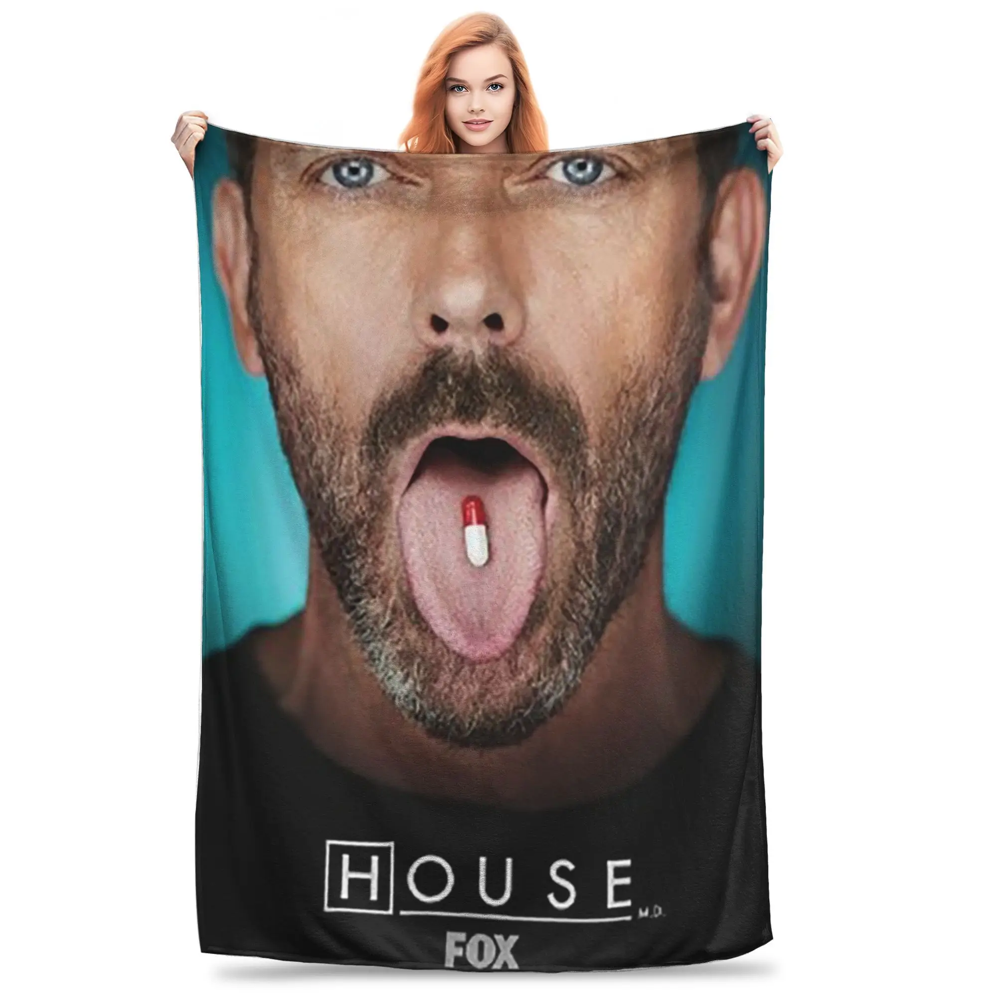 Flannel Throw Blanket House MD TV Show Warm Plush Blankets Soft Bedspread for Bed Living room Home Travel Couch
Flannel Throw Blanket House MD TV Show Warm Plush Blankets Soft Bedspread for Bed Living room Home Travel Couch