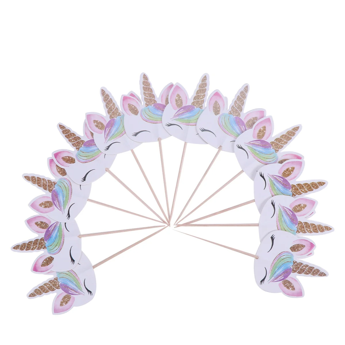 48 Pcs Unicorn Cake Toppers Birthday Decoration Cupcake Paper Muffin Decorations Wooden
48 Pcs Unicorn Cake Toppers Birthday Decoration Cupcake Paper Muffin Decorations Wooden