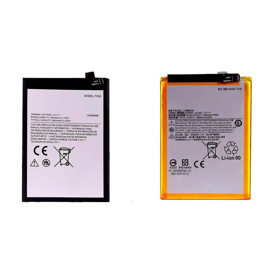 Mobile Phone Battery High-Capacity PC50 PC60 5000-6000Mah For Motorola Moto G24 G54 XT2343-3 5G
Mobile Phone Battery High-Capacity PC50 PC60 5000-6000Mah For Motorola Moto G24 G54 XT2343-3 5G