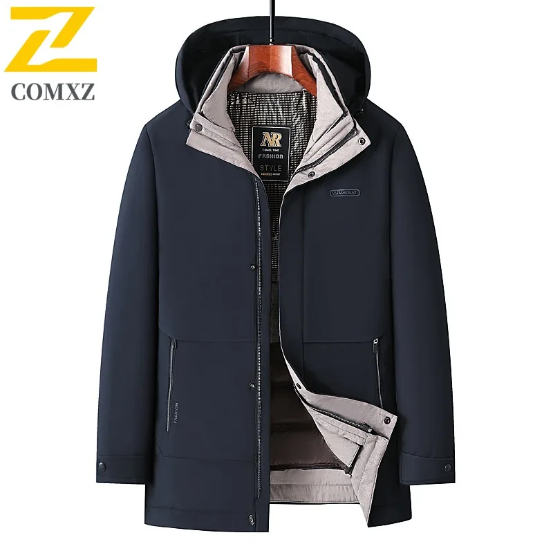 COMXZ Мужская стеганая куртка против морщин среднего возраста, теплая лыжная дорожная свободная толстая зимняя куртка-пуховик, ветрозащитная уличная зимняя куртка 
COMXZ Мужская стеганая куртка против морщин среднего возраста, теплая лыжная дорожная свободная толстая зимняя куртка-пуховик, ветрозащитная уличная зимняя куртка