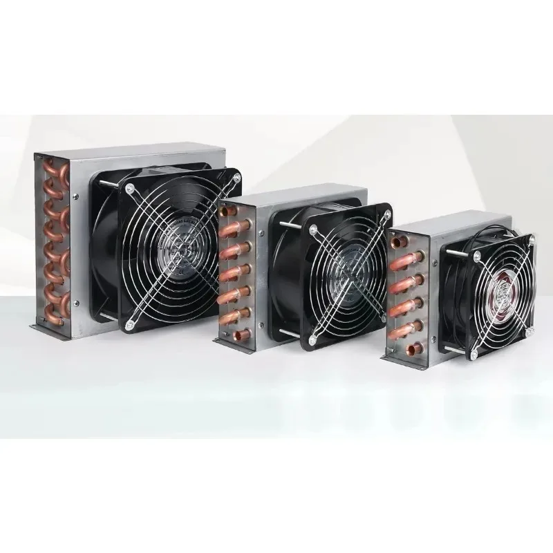 Suitable for Freezer Condenser with Fan, Copper Tube Radiator, Small Air-cooled Radiator