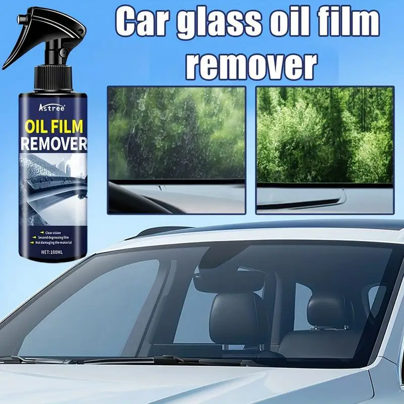 Automobile Oil Film Remover Car Window Glass Oil Film Cleaner Spray 100ml Effective Oil Film Cleaning Cream for vehicles Windows
Automobile Oil Film Remover Car Window Glass Oil Film Cleaner Spray 100ml Effective Oil Film Cleaning Cream for vehicles Windows