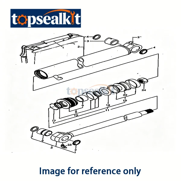 9063554 Hydraulic Cylinder Seal Kit For Liebherr (A309)
9063554 Hydraulic Cylinder Seal Kit For Liebherr (A309)