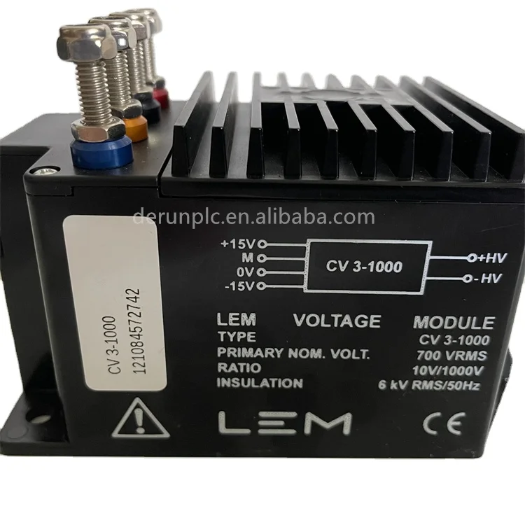 CV 3-1000 Closed loop voltage transformer sensor rated voltage 1000V accuracy 0.2% for lem
CV 3-1000 Closed loop voltage transformer sensor rated voltage 1000V accuracy 0.2% for lem