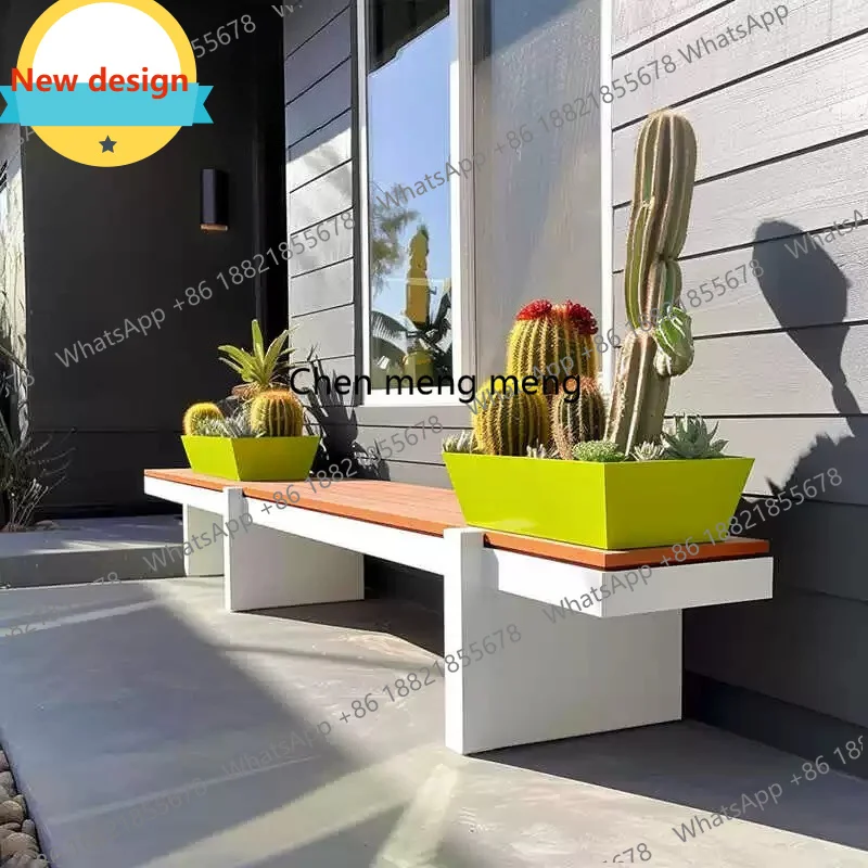 D80 Nordic Creative Garden Bench Modern Designer Commercial Café Seat Leisure Outdoor Furniture muebles jardin
D80 Nordic Creative Garden Bench Modern Designer Commercial Café Seat Leisure Outdoor Furniture muebles jardin