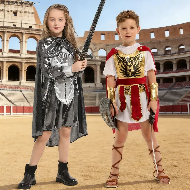 Medieval enfant Royal Little Warrior Costume Jungen Mädchen Knight Cosplay Carnival Party Stage Performance Fancy Dress NoWeapon
Medieval enfant Royal Little Warrior Costume Jungen Mädchen Knight Cosplay Carnival Party Stage Performance Fancy Dress NoWeapon