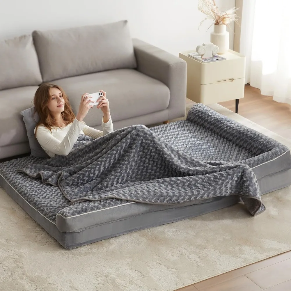 BFPETHOME Orthopedic Dog Bed for Extra Large Dogs-Big Waterproof Sofa Dog Bed with Removable Washable Cover
BFPETHOME Orthopedic Dog Bed for Extra Large Dogs-Big Waterproof Sofa Dog Bed with Removable Washable Cover