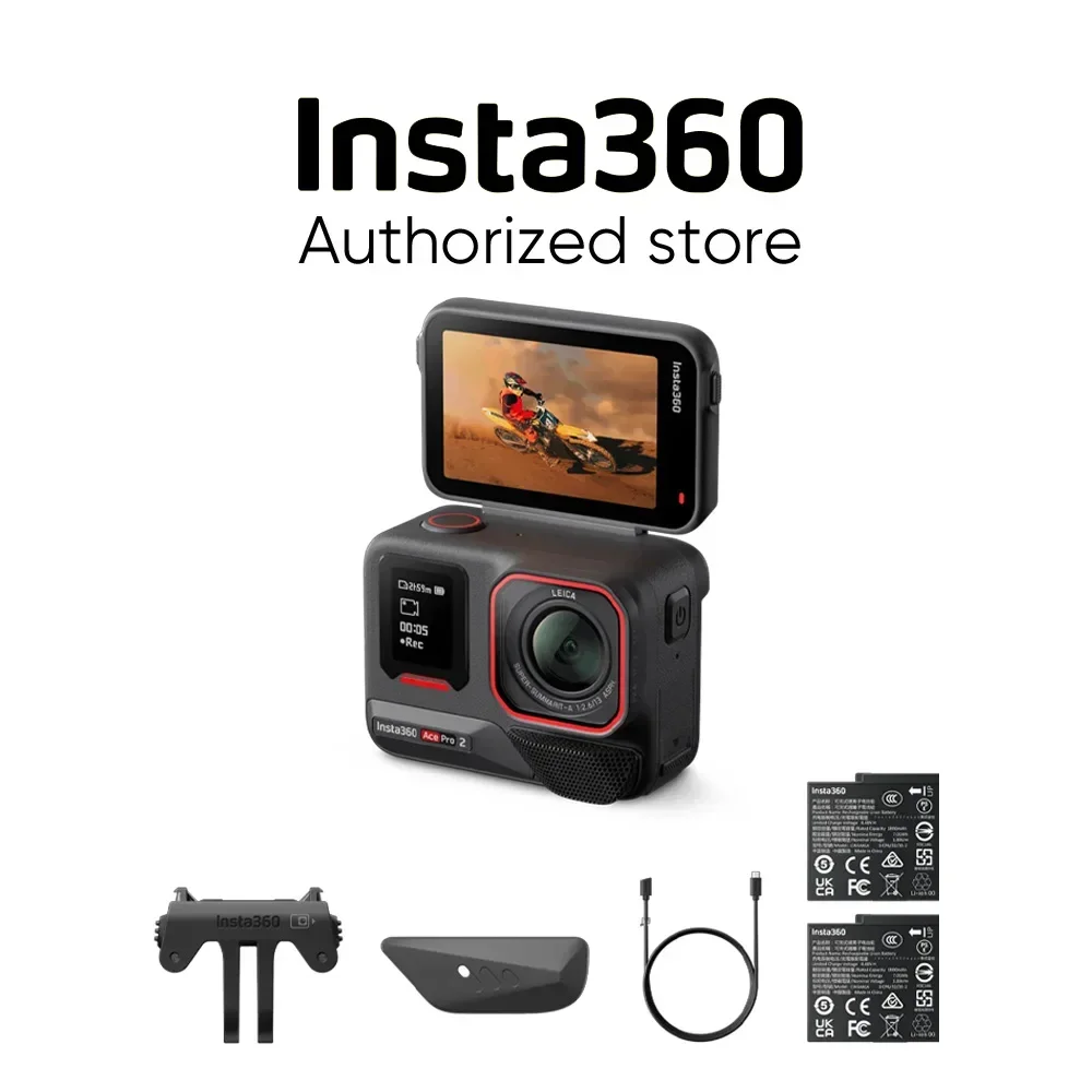 Оригинальная экшн-камера Insta360 Ace Pro 2 с питанием от искусственного интеллекта 8K — стандартный комплект с двумя батареями
Оригинальная экшн-камера Insta360 Ace Pro 2 с питанием от искусственного интеллекта 8K — стандартный комплект с двумя батареями
