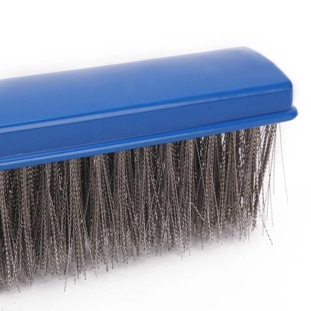 10 inch size Pool Wall Brush Stainless steel wire Blue plastic frame Swimming Pool Scrubber Short brush design
10 inch size Pool Wall Brush Stainless steel wire Blue plastic frame Swimming Pool Scrubber Short brush design