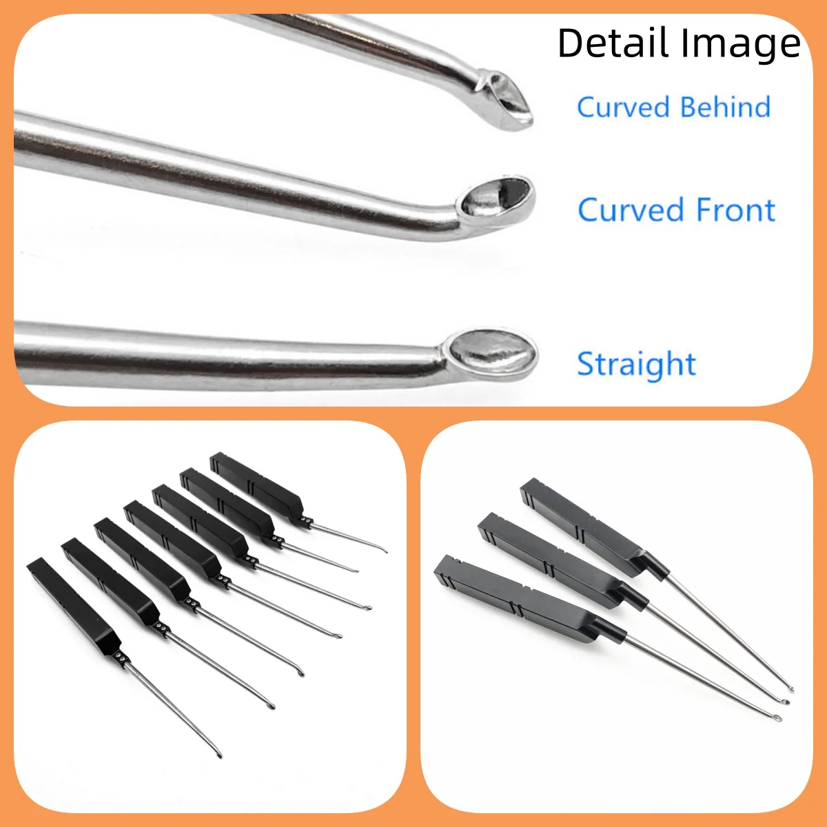 Ортопедическая кюретка с черной алюминиевой ручкой, шпатель для костей, хирургический инструмент для домашних животных
Ортопедическая кюретка с черной алюминиевой ручкой, шпатель для костей, хирургический инструмент для домашних животных