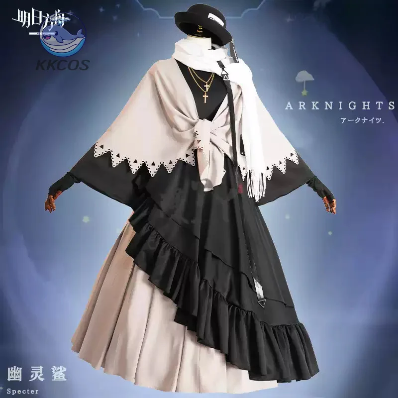 Arknights Spectre-Путочный костюм для косплея на Хэллоуин, карнавал, вечеринку, Рождество, ролевая одежда, одежда KKCos
Arknights Spectre-Путочный костюм для косплея на Хэллоуин, карнавал, вечеринку, Рождество, ролевая одежда, одежда KKCos
