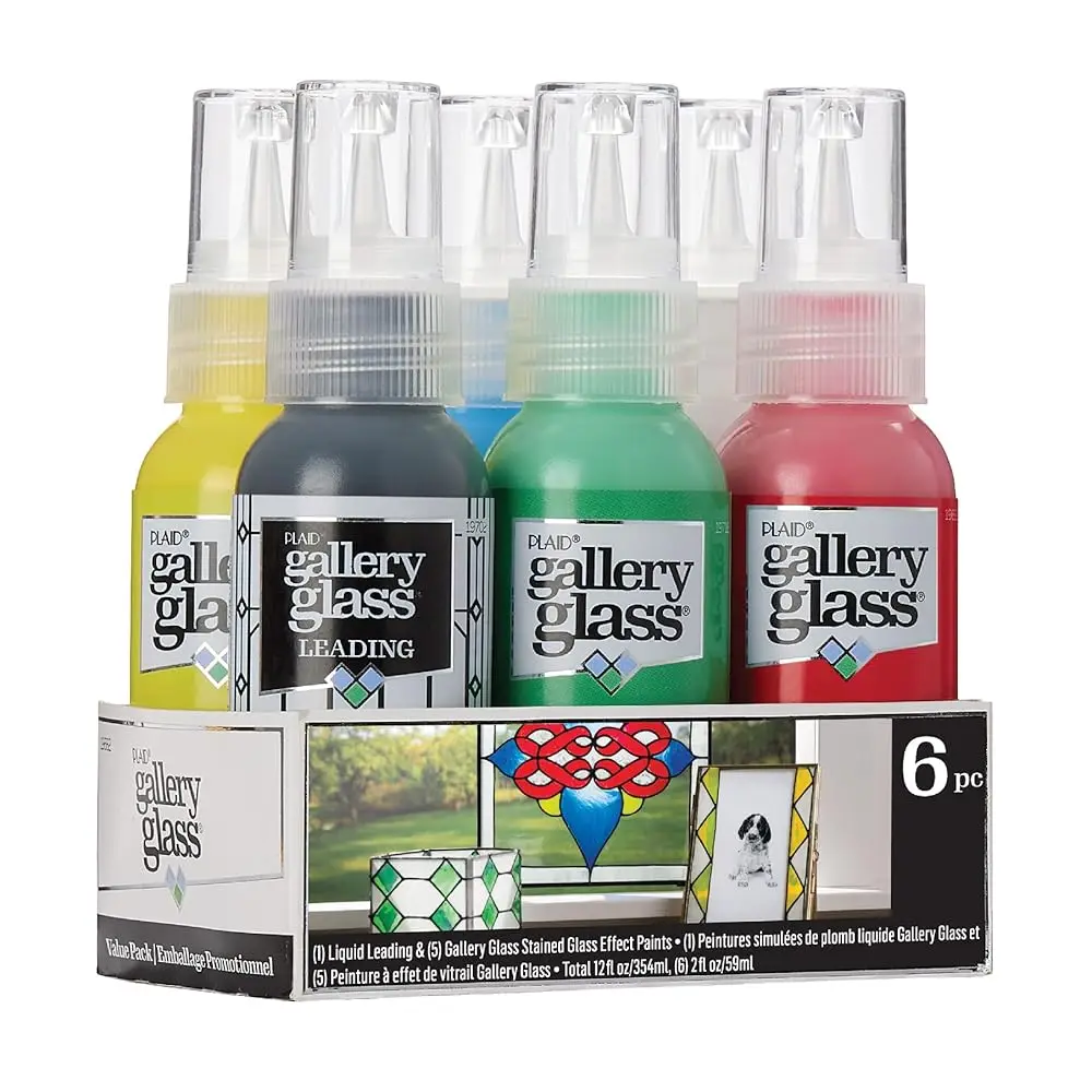 , Basic Stained Kit, 6 Piece Glass Paint Set For Diy Arts And Crafts, Perfect For Beginners And Artists, 1 Count (Pa Of 1)
, Basic Stained Kit, 6 Piece Glass Paint Set For Diy Arts And Crafts, Perfect For Beginners And Artists, 1 Count (Pa Of 1)