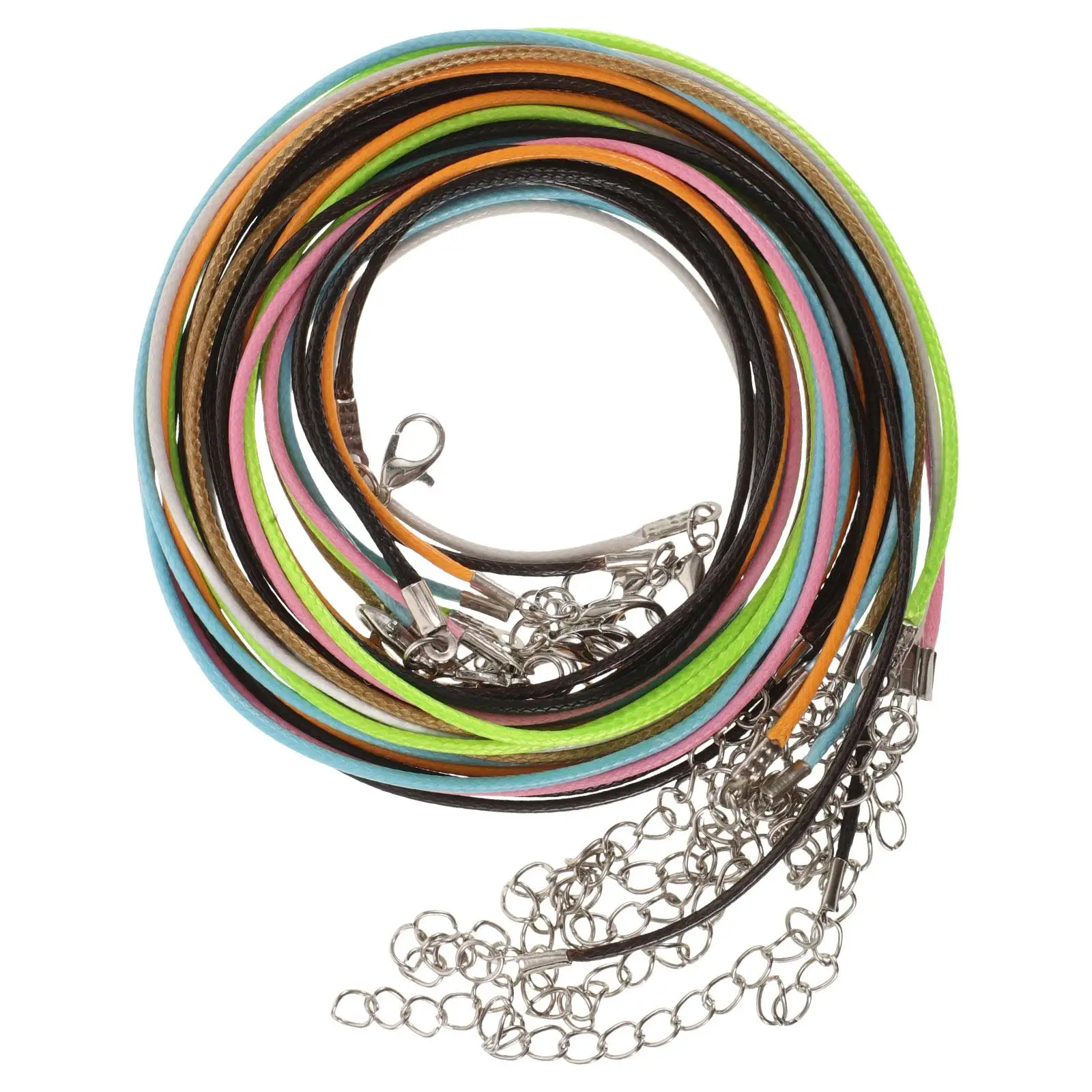 10pcs Cords 15mm 60cm Wax Rope Jewelry Making Clasp Extension Chain DIY Extention Chain Cord Accessories
10pcs Cords 15mm 60cm Wax Rope Jewelry Making Clasp Extension Chain DIY Extention Chain Cord Accessories