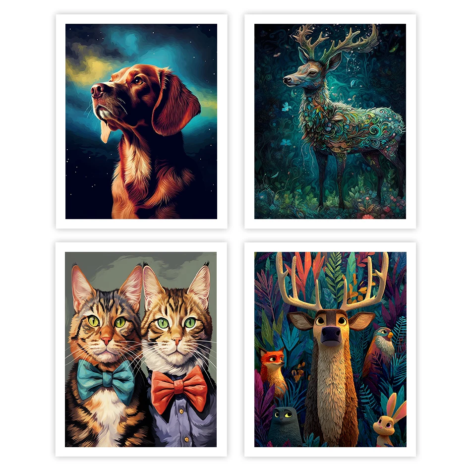 GATYZTORY Painting By Numbers For Drawing Handmade Markers By Numbers Paint Kit Canvas Crafts Animals Acrylic Paints Home Decor
GATYZTORY Painting By Numbers For Drawing Handmade Markers By Numbers Paint Kit Canvas Crafts Animals Acrylic Paints Home Decor
