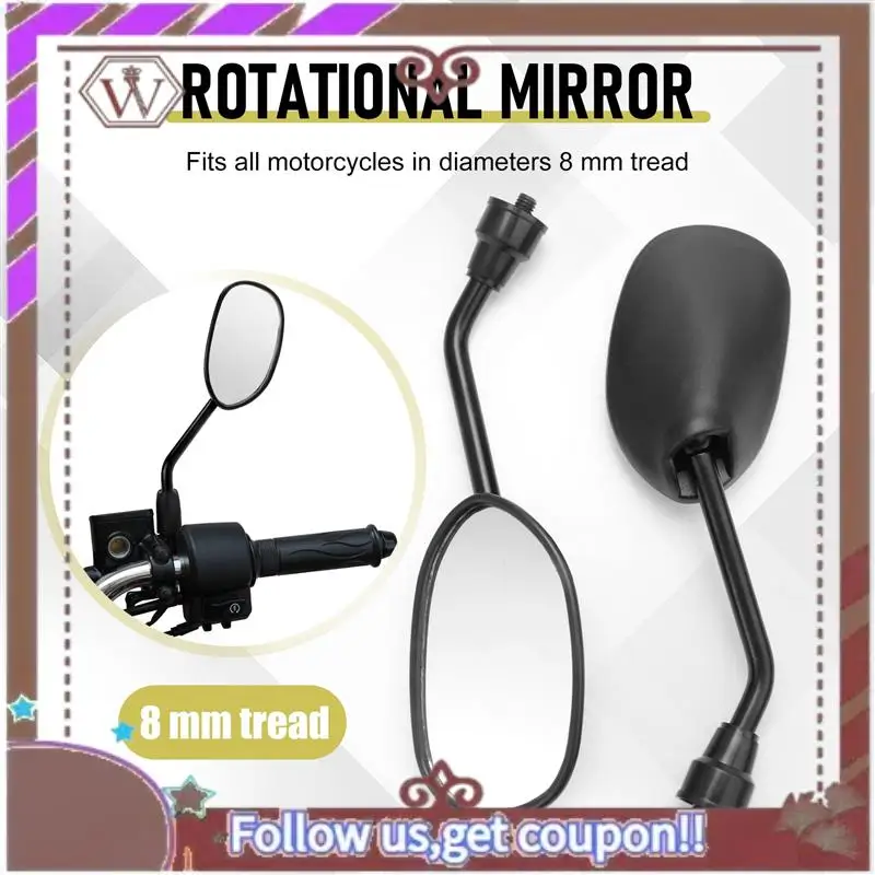 A57E-Pair Rear - View Mirror For Motorcycle Scooter Tread Screw 8Mm M8 Adjustable Rotation
A57E-Pair Rear - View Mirror For Motorcycle Scooter Tread Screw 8Mm M8 Adjustable Rotation