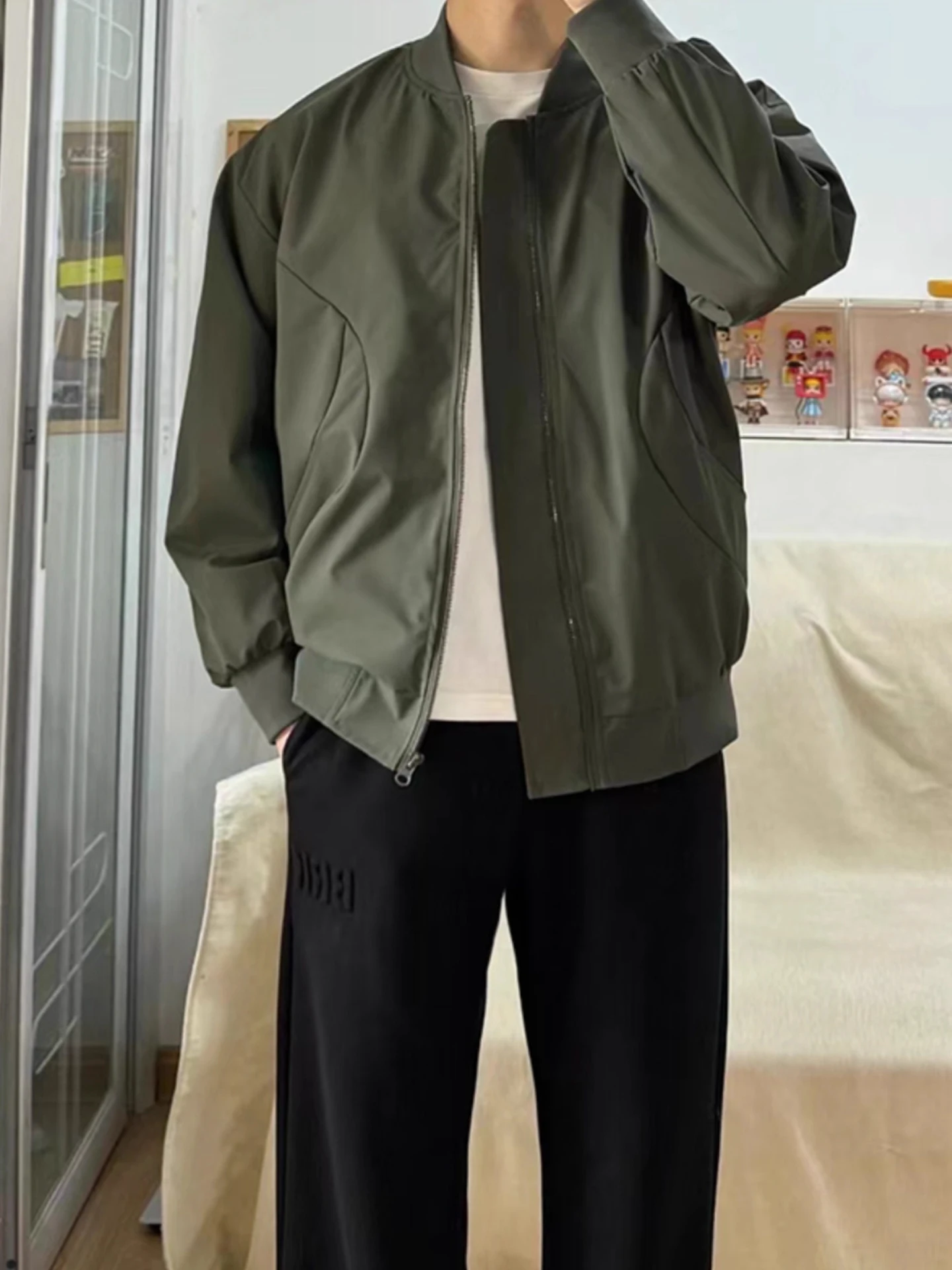 Military een American Pilot Jaet Men's Correct oulder Autumn Bomber Retro ort Baseball Sle Polyester Fiber Outerwear
Military een American Pilot Jaet Men's Correct oulder Autumn Bomber Retro ort Baseball Sle Polyester Fiber Outerwear