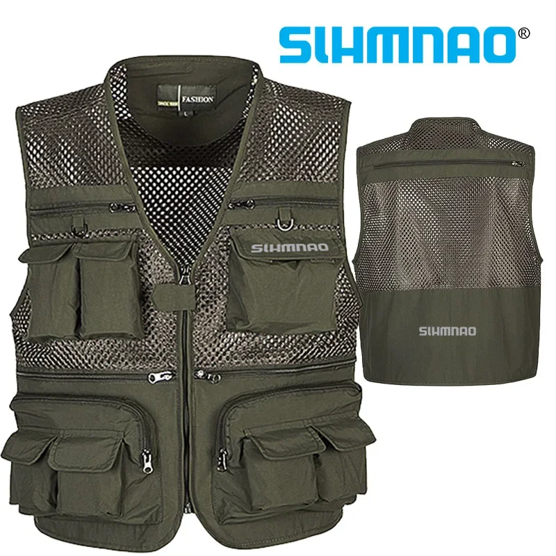 Spring and Autumn Summer Mesh Horseclip Outdoor Hunting Camping Sports Multi Pocket Work Clothes Men's Multi Functional Fishing
Spring and Autumn Summer Mesh Horseclip Outdoor Hunting Camping Sports Multi Pocket Work Clothes Men's Multi Functional Fishing