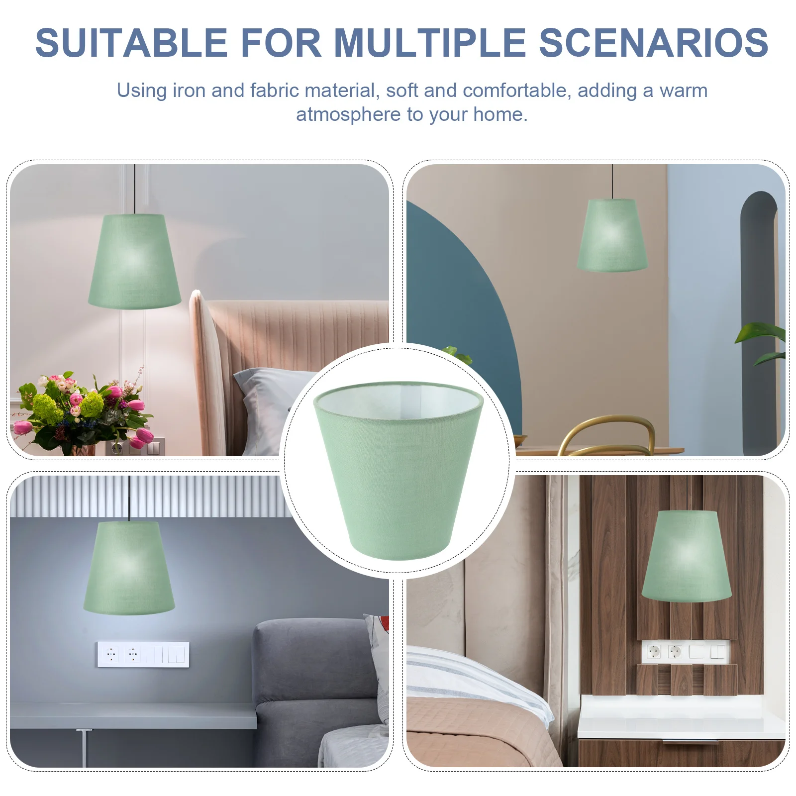 Fabric Lampshade for Table Lamp Clip-on Design Soft Wear-Resistant Light Cover Replacement Shade for Bedroom Living Room Decor
Fabric Lampshade for Table Lamp Clip-on Design Soft Wear-Resistant Light Cover Replacement Shade for Bedroom Living Room Decor