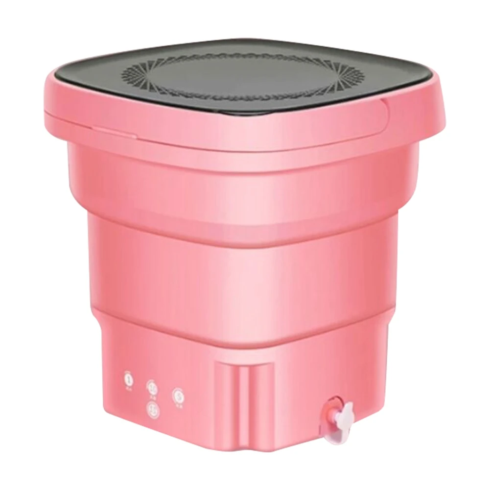 Folding Washing Machine with Dryer Bucket for Clothes Socks Underwear Cleaning Washer Mini Pink EU Plug
Folding Washing Machine with Dryer Bucket for Clothes Socks Underwear Cleaning Washer Mini Pink EU Plug