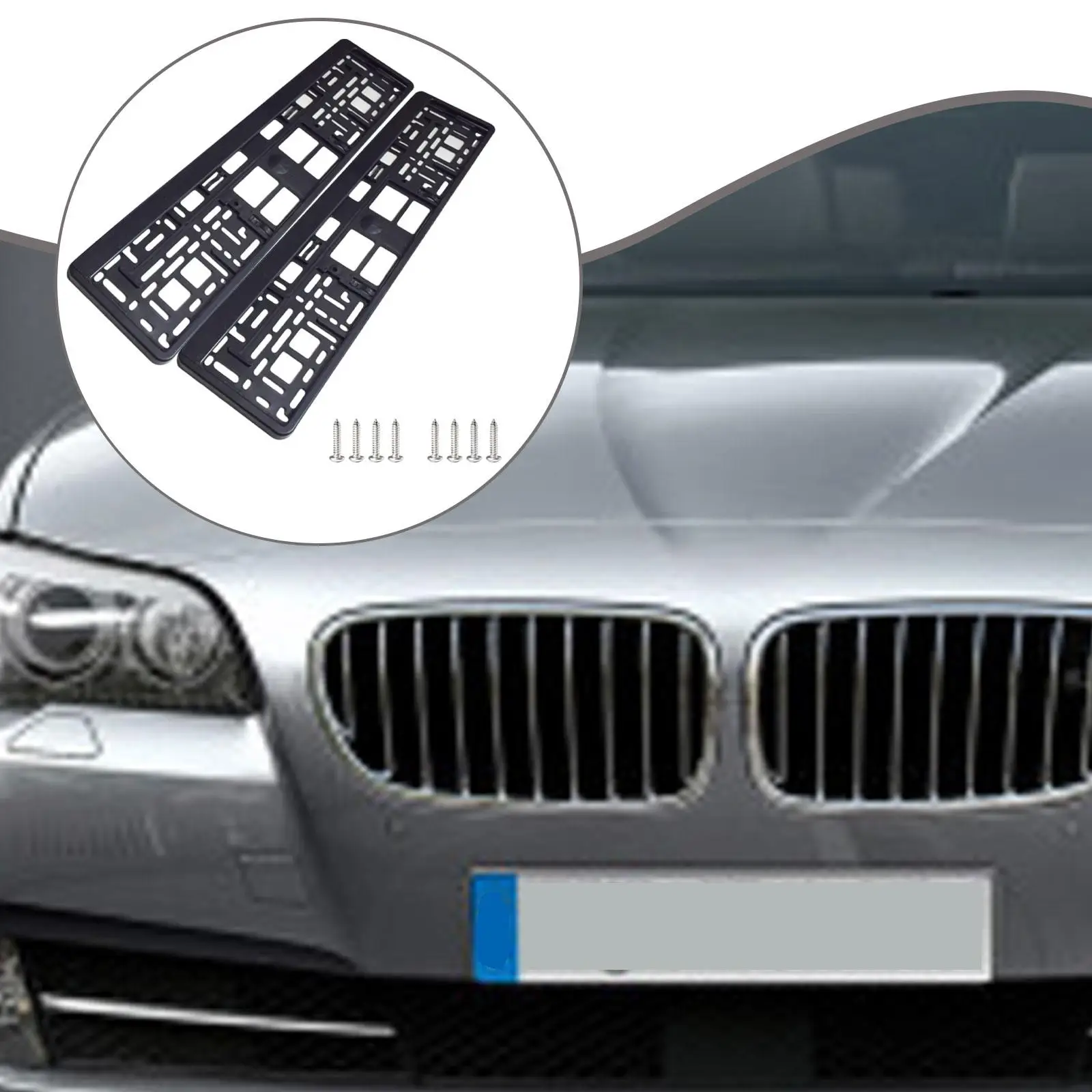 License Plate Frame Durable ABS Sturdy Black Replacement EU Car Plate Holder for Custom Vehicle Support
License Plate Frame Durable ABS Sturdy Black Replacement EU Car Plate Holder for Custom Vehicle Support