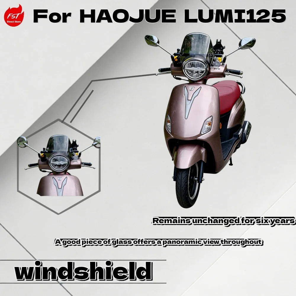 Fit Haojue LUMI125 Scooter PC Windshield with Handlebar Cross Bar
Fit Haojue LUMI125 Scooter PC Windshield with Handlebar Cross Bar