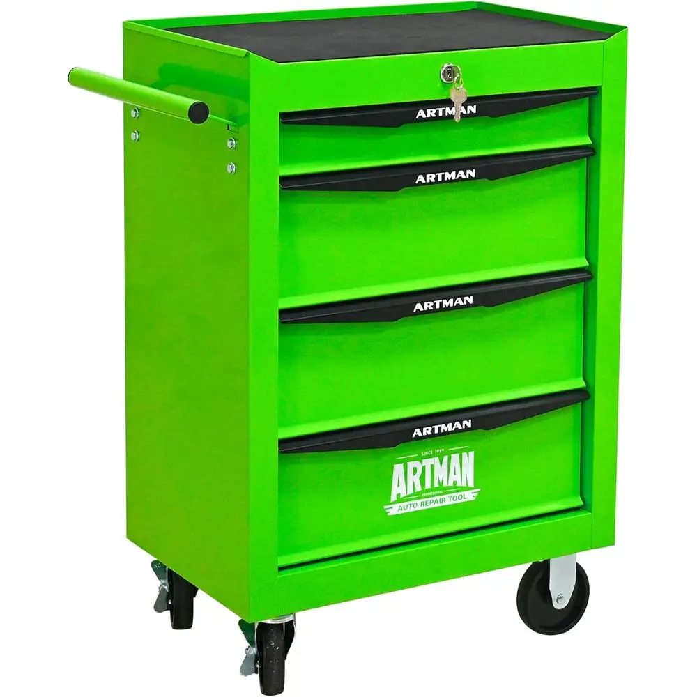 Multi-Functional Rolling Tool Cart with Storage, Mobile Metal Chest for Workshop, Garage, Repair Shop (4-Tier, 30.5H, Green)
Multi-Functional Rolling Tool Cart with Storage, Mobile Metal Chest for Workshop, Garage, Repair Shop (4-Tier, 30.5H, Green)