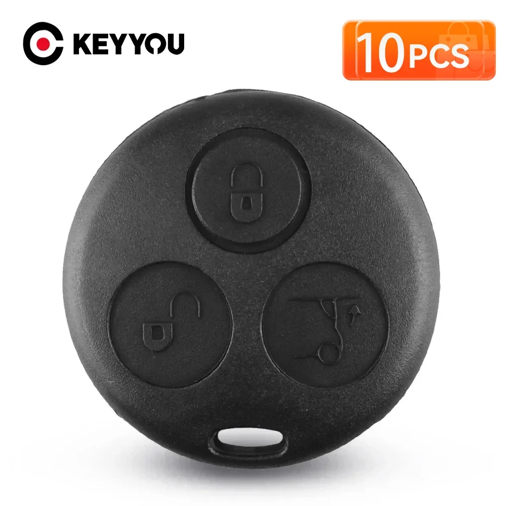 KEYYOU 10PCS For Mercedes Benz MB Smart Fortwo 450 Forfour Roadste 3 Buttons No Blade Shell Key Cover Fob Case
KEYYOU 10PCS For Mercedes Benz MB Smart Fortwo 450 Forfour Roadste 3 Buttons No Blade Shell Key Cover Fob Case