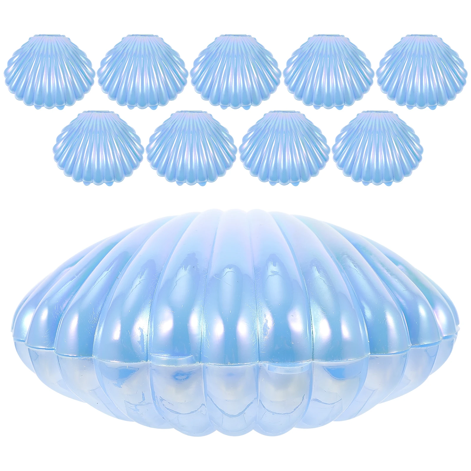 10 Pcs Pearlescent Candy Box Beach Wedding Favors Plastic Seashell Holder Small Boxes Party Containers for Display Dish
10 Pcs Pearlescent Candy Box Beach Wedding Favors Plastic Seashell Holder Small Boxes Party Containers for Display Dish