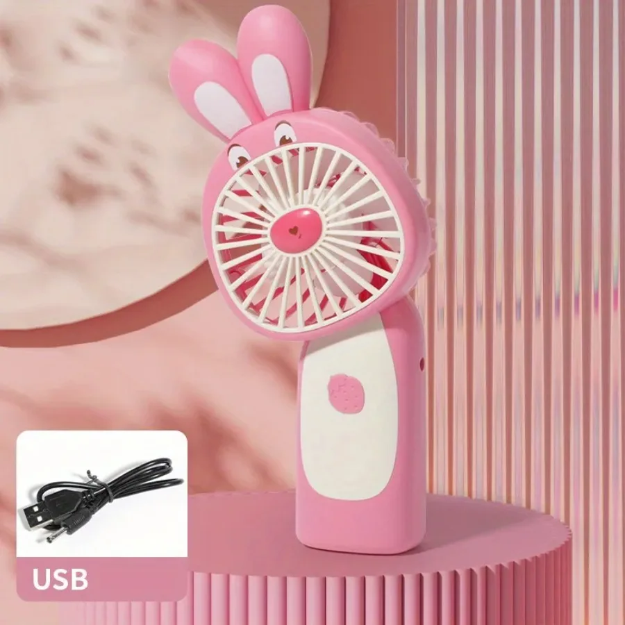 1pc Cartoon Rabbit USB Rechargeable Mini Small Portable Pocket Desktop Electric Handheld Fan Gift For Student Boys And Girls Gi
1pc Cartoon Rabbit USB Rechargeable Mini Small Portable Pocket Desktop Electric Handheld Fan Gift For Student Boys And Girls Gi