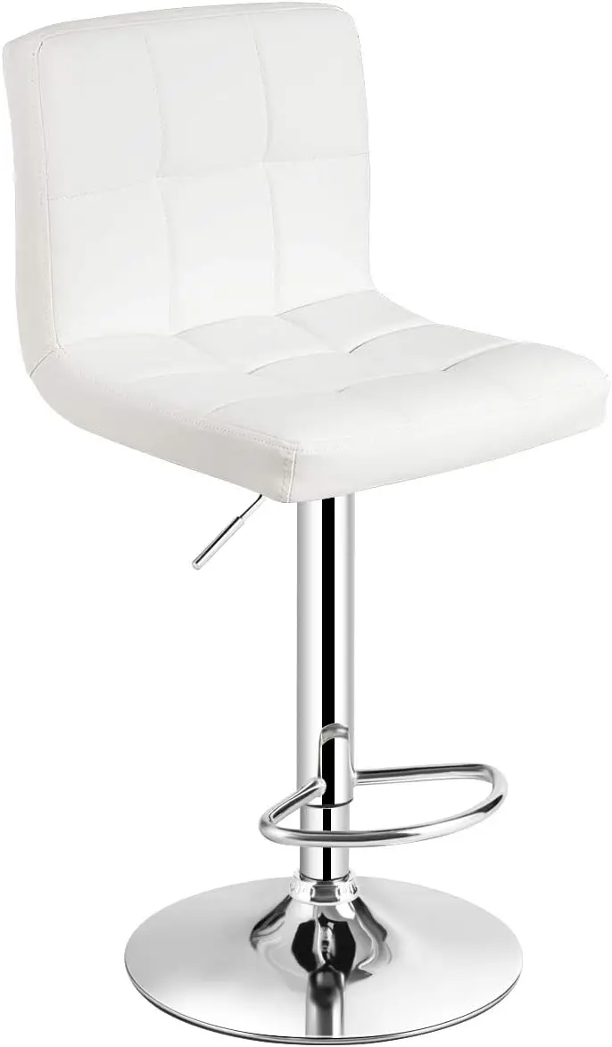 Bar Stool, Modern Swivel Adjustable Height PU Leather Barstools with Back, Square Armless Counter Height Bar Chair for Kitche
Bar Stool, Modern Swivel Adjustable Height PU Leather Barstools with Back, Square Armless Counter Height Bar Chair for Kitche
