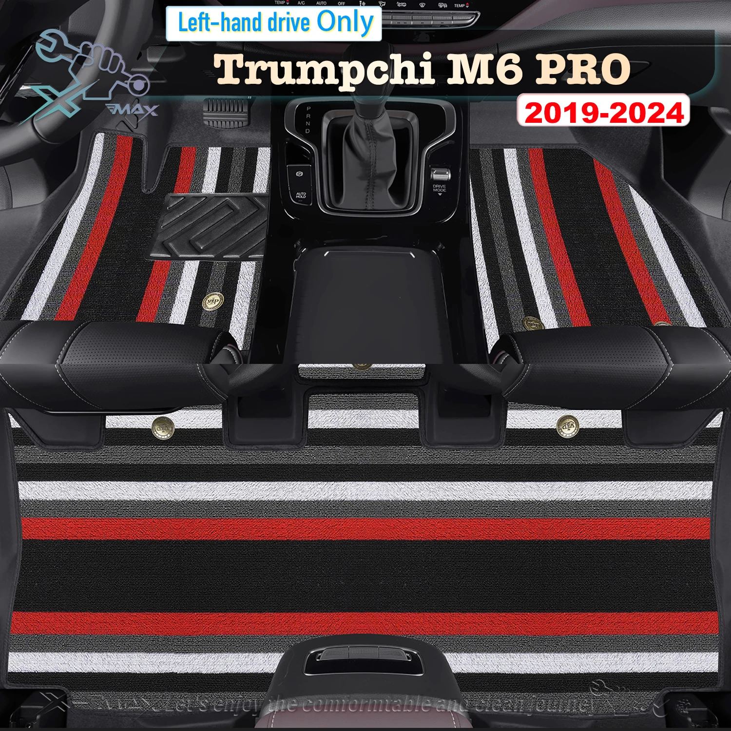 Автомобильный напольный коврик с левым рулем для Trumpchi M6 PRO 2019-2024, полноразмерный коврик для ног, автомобильный напольный коврик, напольный коврик, водонепроницаемый
Автомобильный напольный коврик с левым рулем для Trumpchi M6 PRO 2019-2024, полноразмерный коврик для ног, автомобильный напольный коврик, напольный коврик, водонепроницаемый