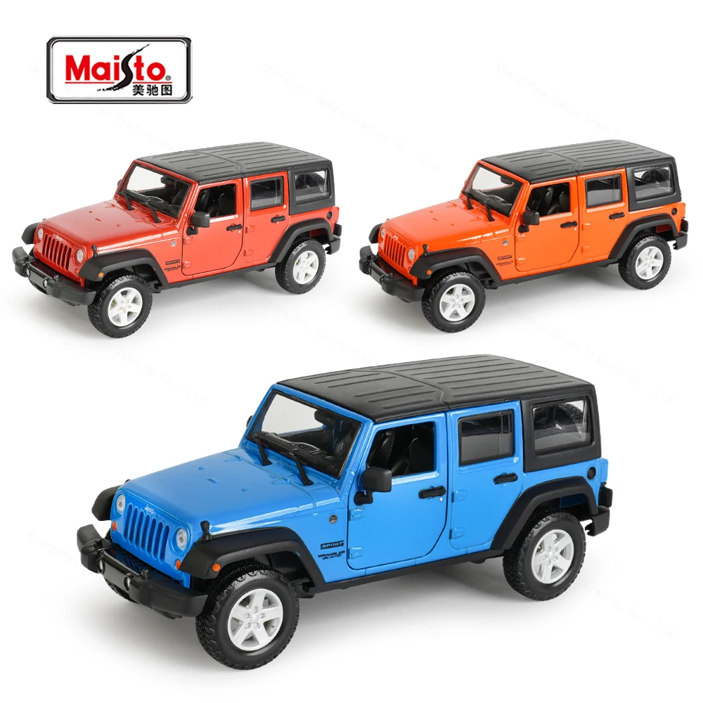 Maisto 1:24 2015 Jeep Wrangler Unlimited Off-road Vehicle Static Simulation Diecast Alloy Model Car
Maisto 1:24 2015 Jeep Wrangler Unlimited Off-road Vehicle Static Simulation Diecast Alloy Model Car