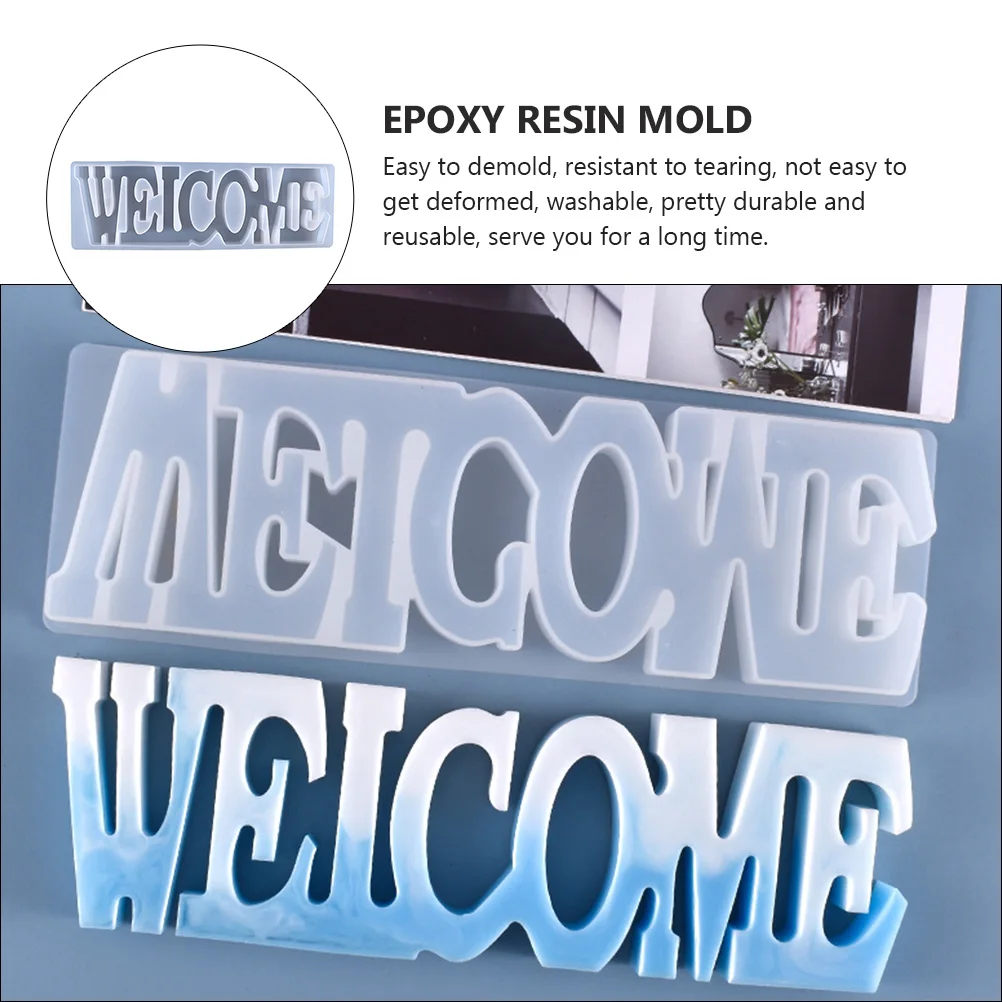 DIY Silicone Letter Stencil White Color Resin Casting Flexible Epoxy Resin Mold Reusable Craft Accessories Jewelry Making
DIY Silicone Letter Stencil White Color Resin Casting Flexible Epoxy Resin Mold Reusable Craft Accessories Jewelry Making
