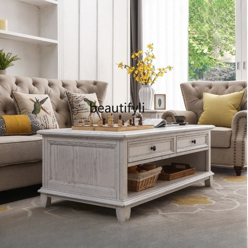 xz1coffee table solid wood living room American furniture four pumping American coffee table TV cabinet combination pastoral
xz1coffee table solid wood living room American furniture four pumping American coffee table TV cabinet combination pastoral