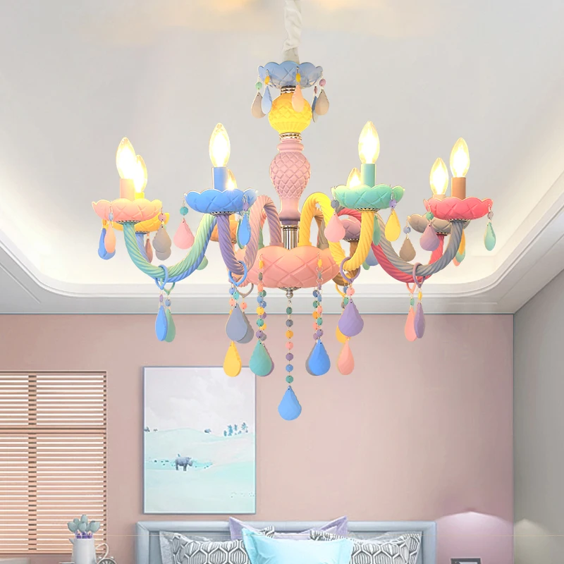 Dressing room multicolor Glass Chandelier LED lustre for Children room Dining Room kid lighting Bedroom home kitchen daily light
Dressing room multicolor Glass Chandelier LED lustre for Children room Dining Room kid lighting Bedroom home kitchen daily light