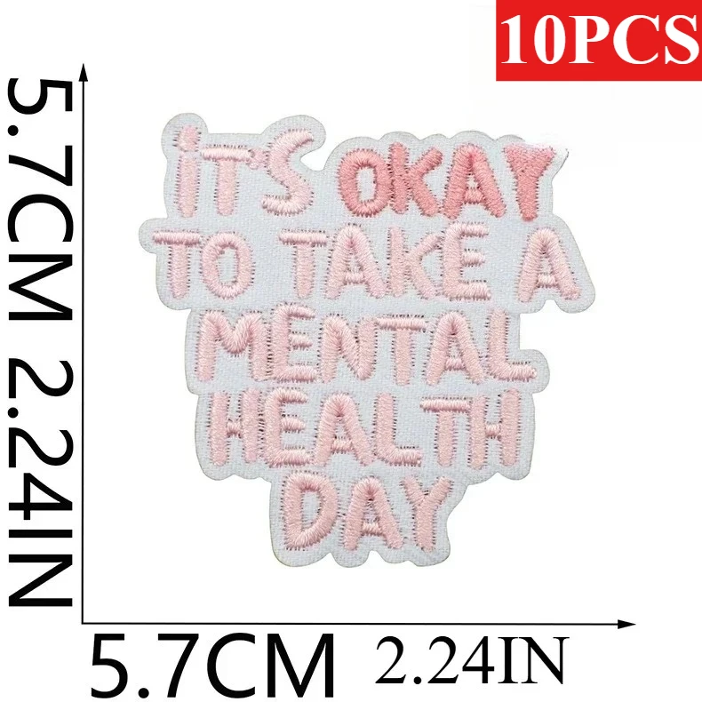English Patch Stickers 10PCS BULK Motivating Quotes Embroidery Cloth Love Yourself Bag Decoration Embroidery Labels Encouraging
English Patch Stickers 10PCS BULK Motivating Quotes Embroidery Cloth Love Yourself Bag Decoration Embroidery Labels Encouraging