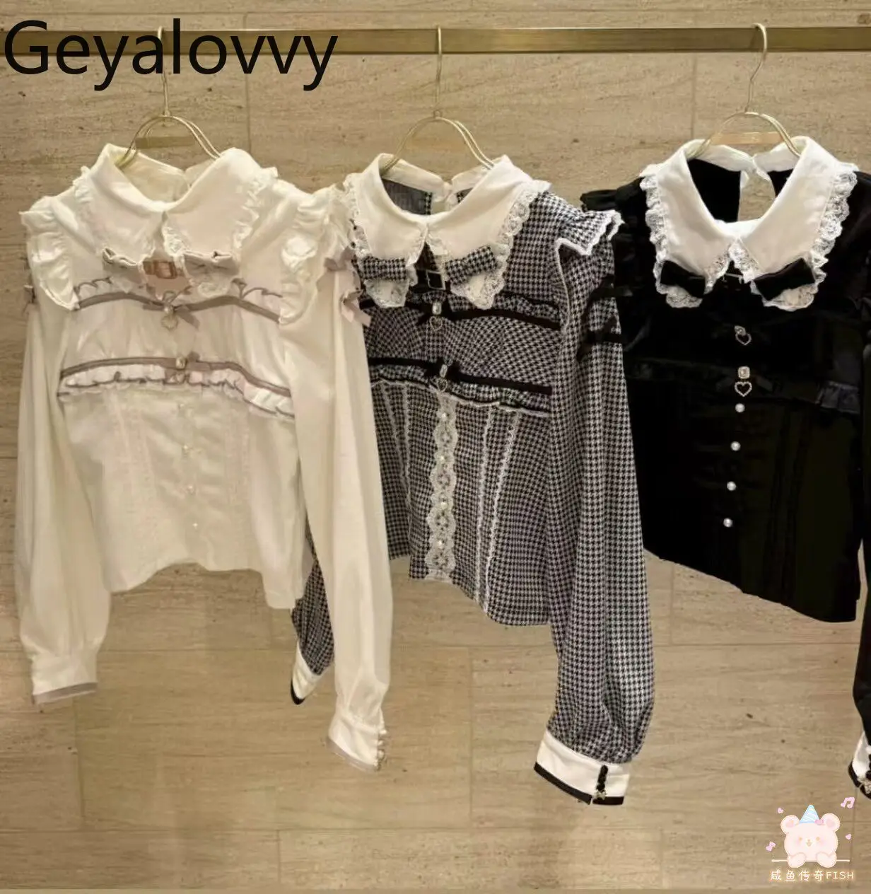 Japanese Liz Blouse Top for Women New Spring Hollow-out Belt Cute Doll Collar Bow Long-sleeve Lolita College Style Plaid Shirt
Japanese Liz Blouse Top for Women New Spring Hollow-out Belt Cute Doll Collar Bow Long-sleeve Lolita College Style Plaid Shirt