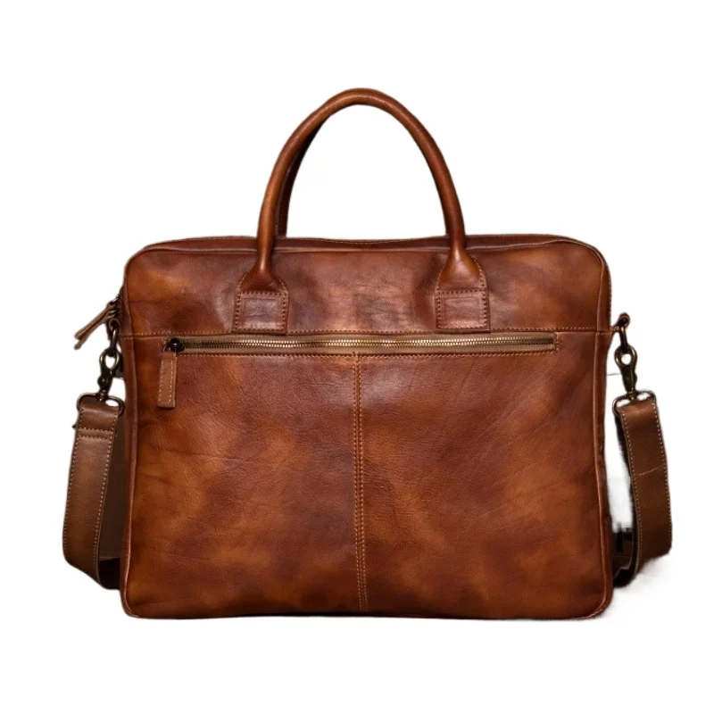 Men's Large Capacity Genuine Leather Briefcase Convertible Shoulder Bag Business Laptop Padded Compartment Top Handle
Men's Large Capacity Genuine Leather Briefcase Convertible Shoulder Bag Business Laptop Padded Compartment Top Handle