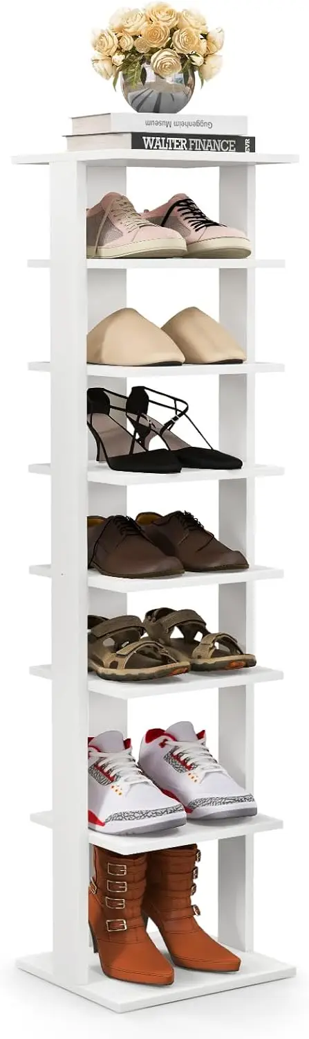 8-уровневая вертикальная полка для обуви BETTARY, узкий деревянный угловой органайзер со съемными полками и устройствами с защитой от опрокидывания
8-уровневая вертикальная полка для обуви BETTARY, узкий деревянный угловой органайзер со съемными полками и устройствами с защитой от опрокидывания