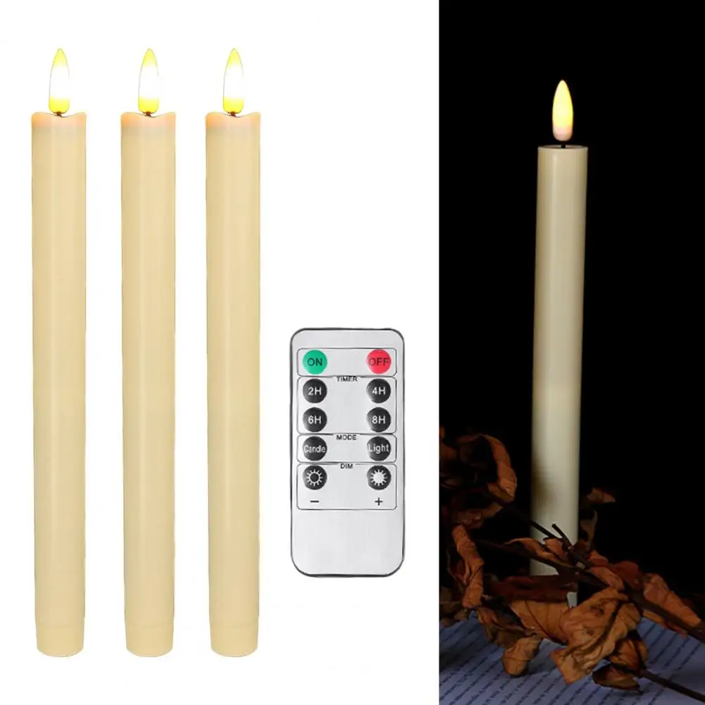 Smokeless Tearless Candles Flameless Taper Candles Set with Remote Control for Holiday Wedding Home Decor Battery for Christmas
Smokeless Tearless Candles Flameless Taper Candles Set with Remote Control for Holiday Wedding Home Decor Battery for Christmas