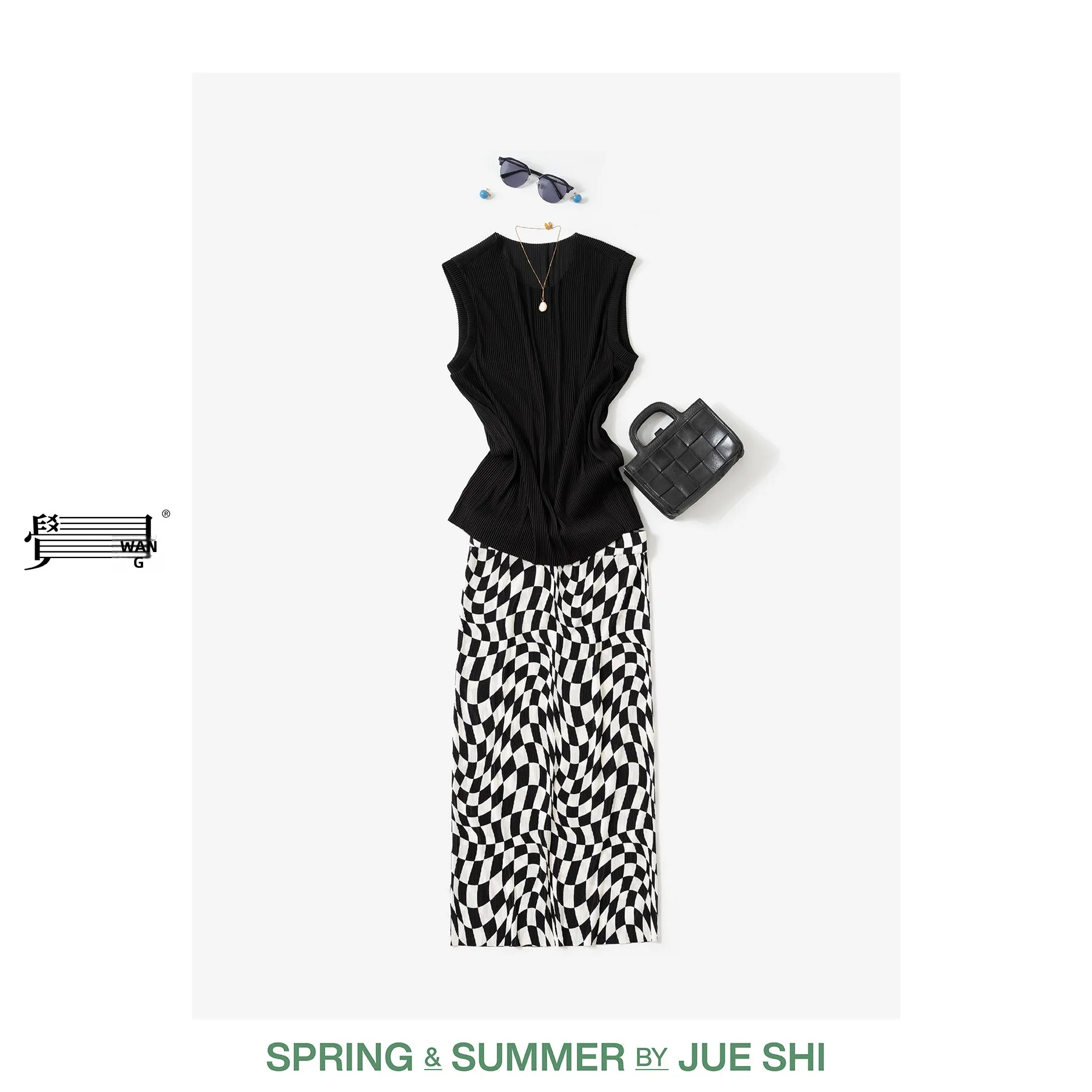 Jue Shi Original Black White Diamond Patterned Asymmetrical Split Skirt Urban Commute Polyester Fiber Slim Fit Style
Jue Shi Original Black White Diamond Patterned Asymmetrical Split Skirt Urban Commute Polyester Fiber Slim Fit Style