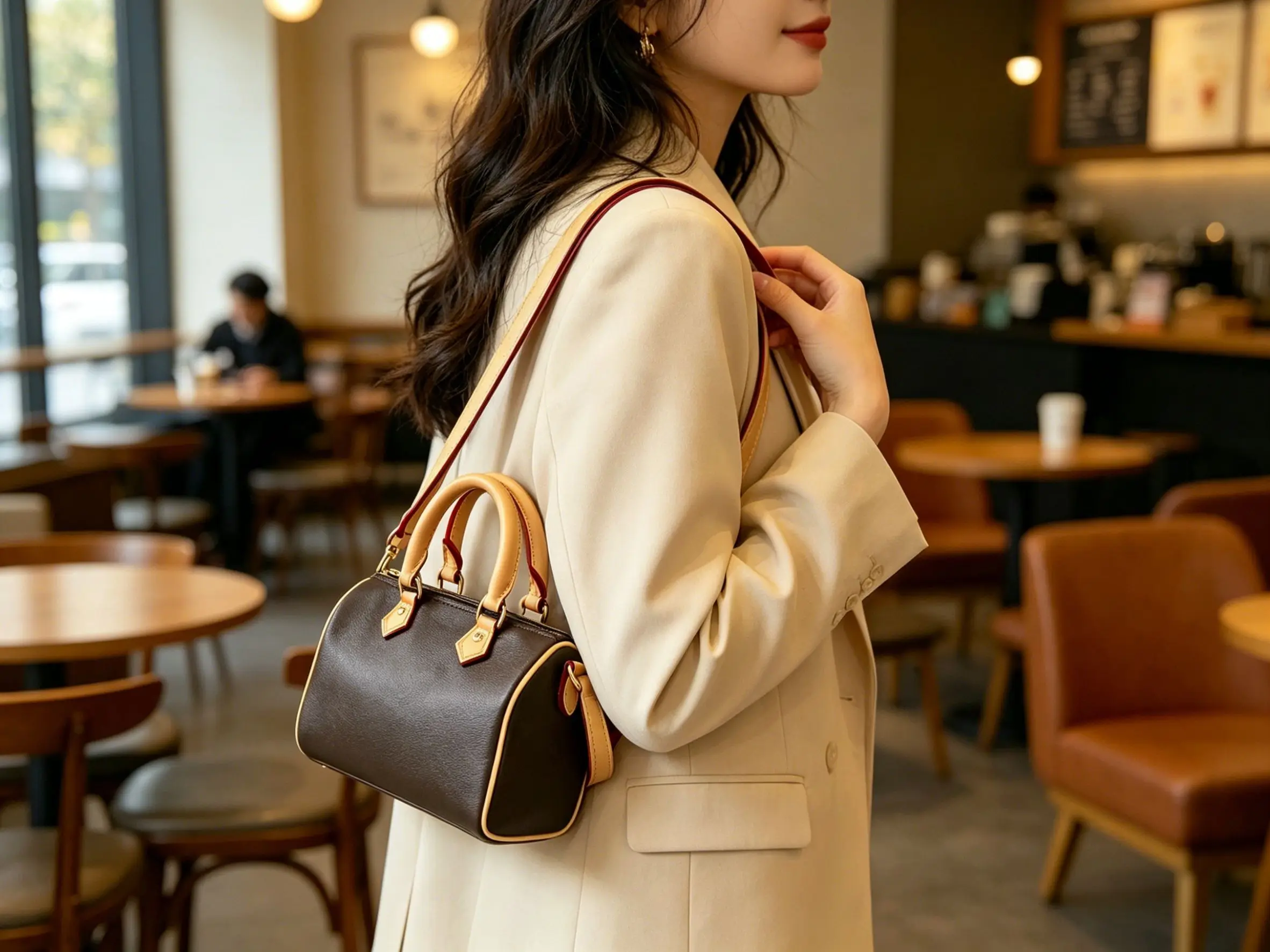 Vintage Brown Boston Bag Women’s Lightweight Small Crossbody Bag Luxury Design Handbag Shoulder Bag
Vintage Brown Boston Bag Women’s Lightweight Small Crossbody Bag Luxury Design Handbag Shoulder Bag