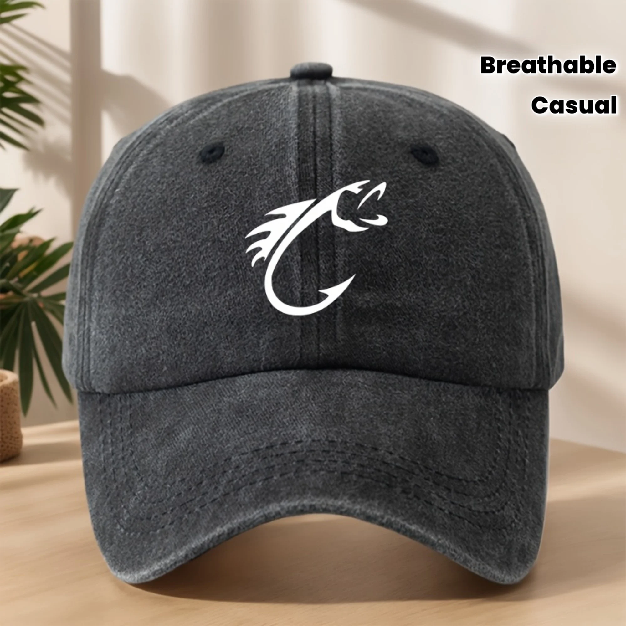 MAKEFGE Vintage Washed Soft Breathable Fishing Cap with Fish Hook & Trout Print, Outdoor Camping Hat Suitable for Fishing,, Casu
MAKEFGE Vintage Washed Soft Breathable Fishing Cap with Fish Hook & Trout Print, Outdoor Camping Hat Suitable for Fishing,, Casu