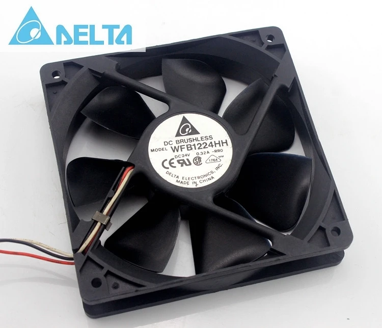 Original for delta WFB1224HH -RR0 12CM 24V 0.32A three wire industrial cooling fan
Original for delta WFB1224HH -RR0 12CM 24V 0.32A three wire industrial cooling fan