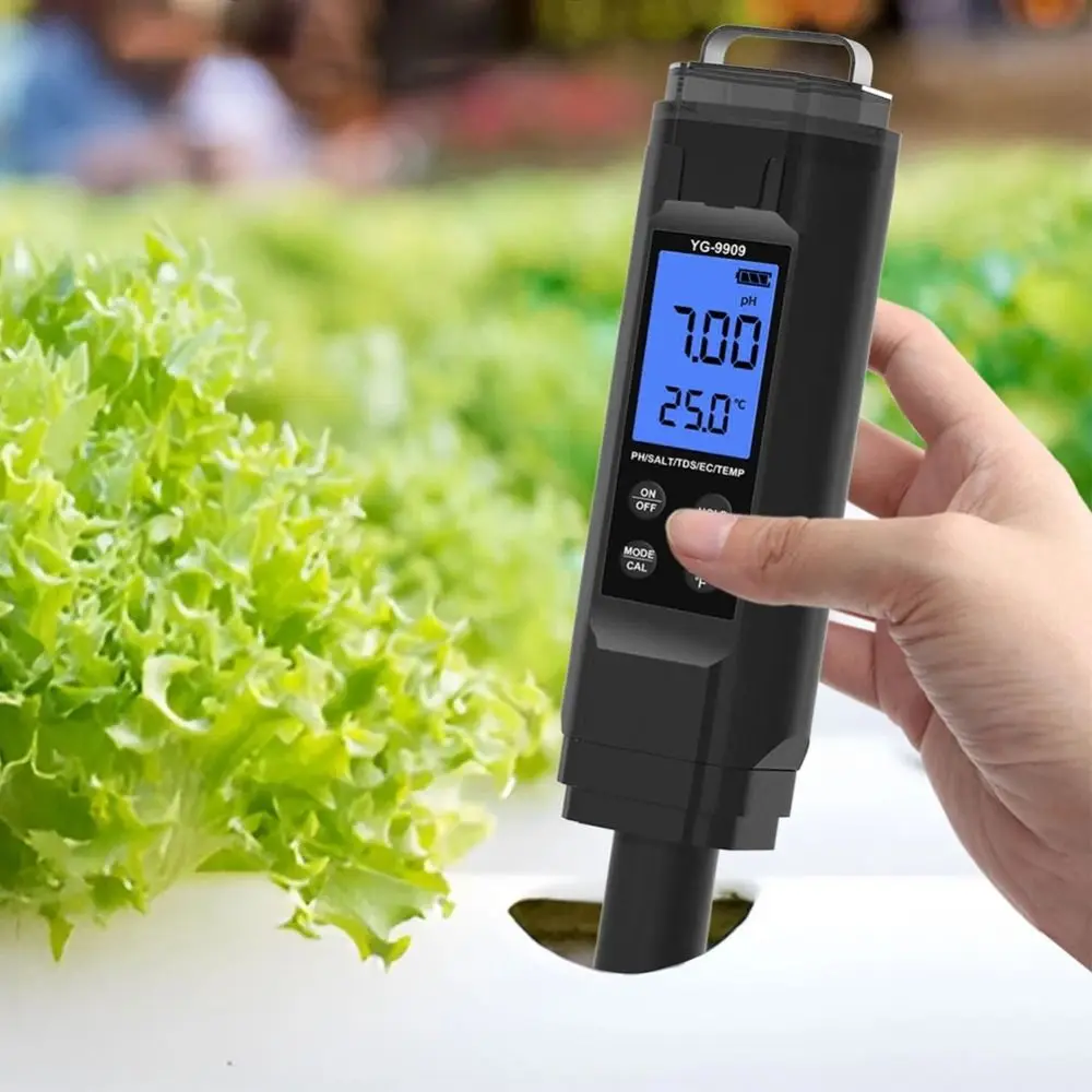 5-in-1 Household Water Test Pen LCD Digital Display Multifunction Digital PH Meter Waterproof High Accuracy PH Tester
5-in-1 Household Water Test Pen LCD Digital Display Multifunction Digital PH Meter Waterproof High Accuracy PH Tester